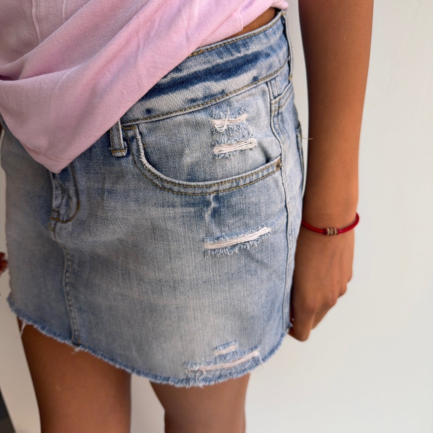 Denim Mini Skirt