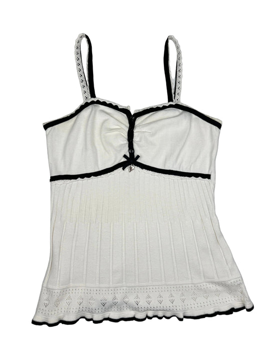 White Coquette Top