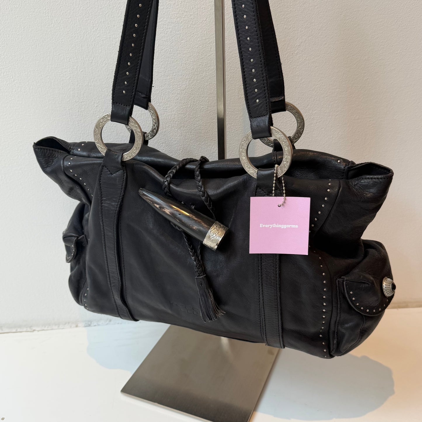 Black Leather Bag