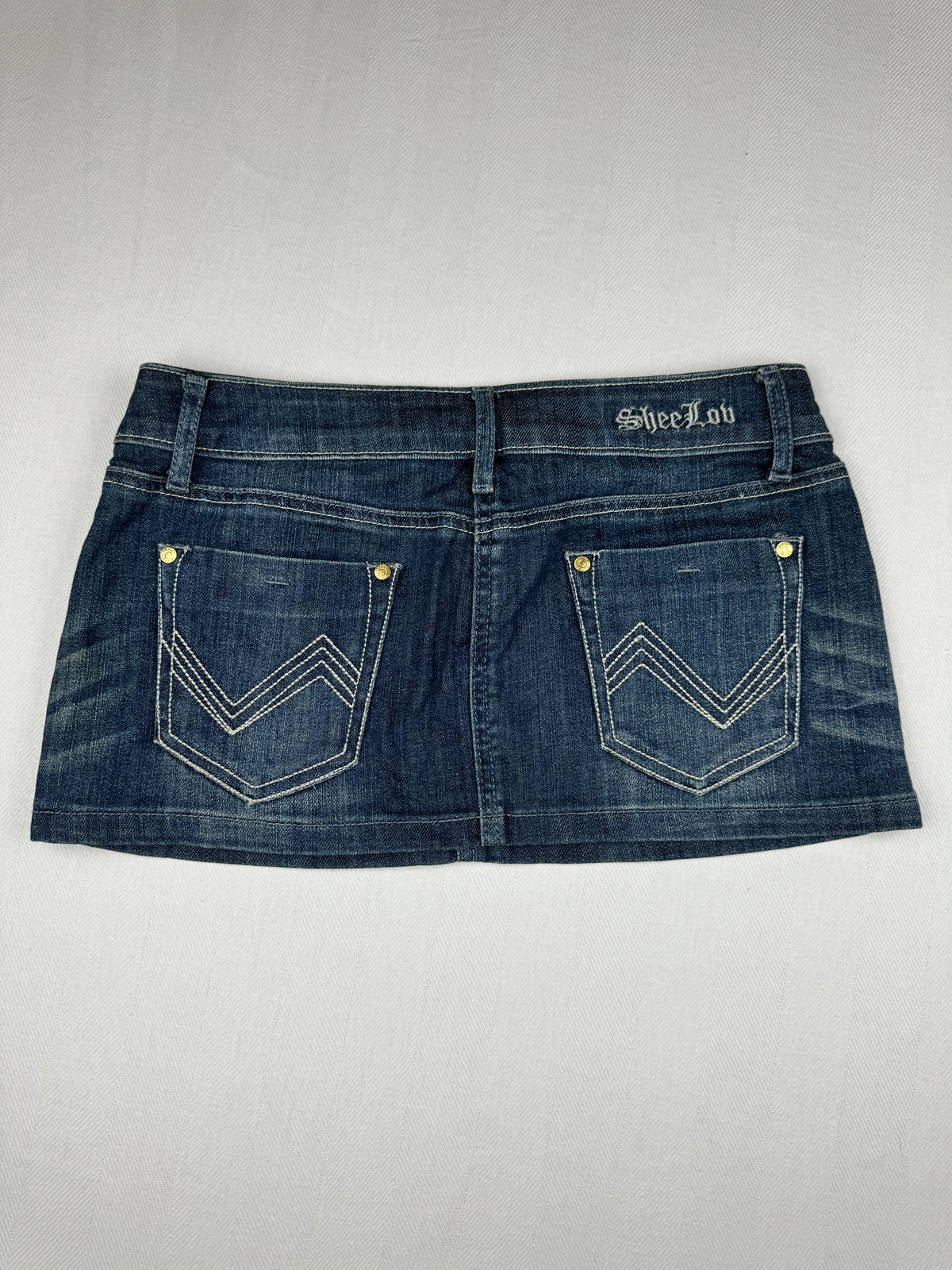 Denim Mini Skirt