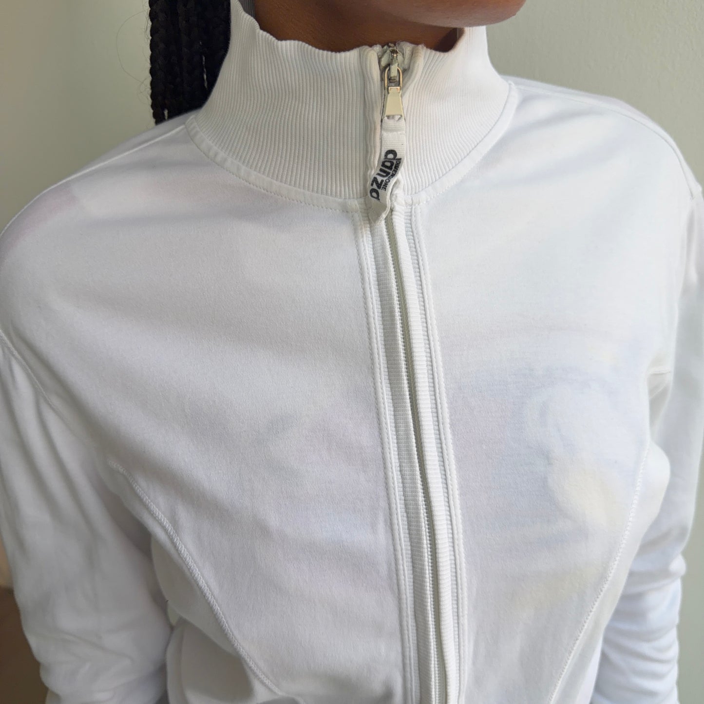 White Zip Jacket