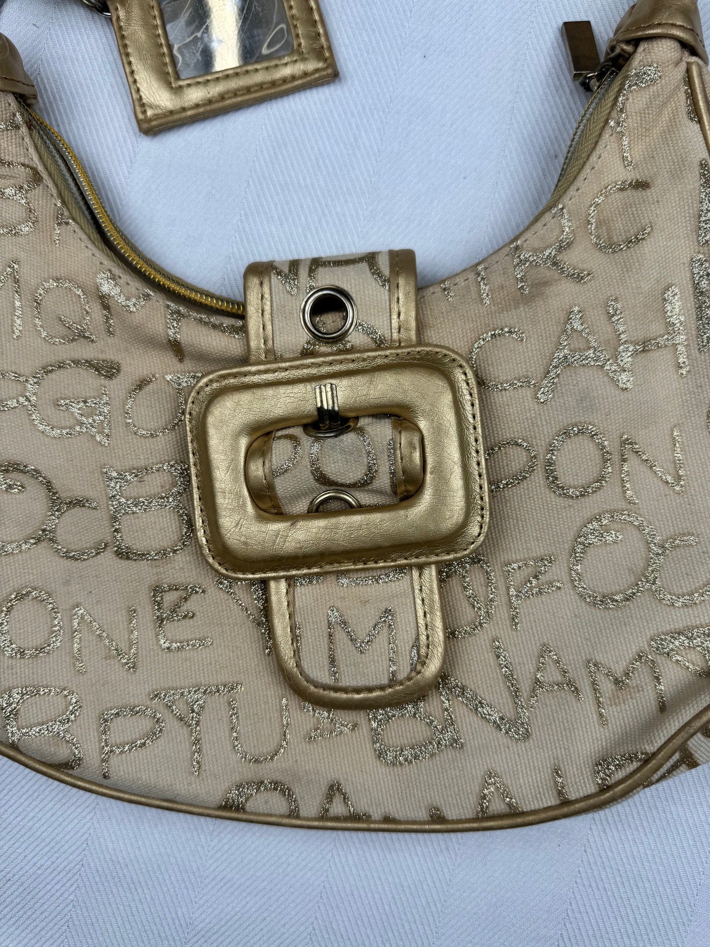 Gold Y2k bag