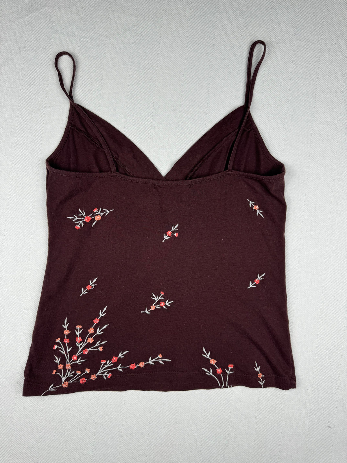 Brown Flower Top