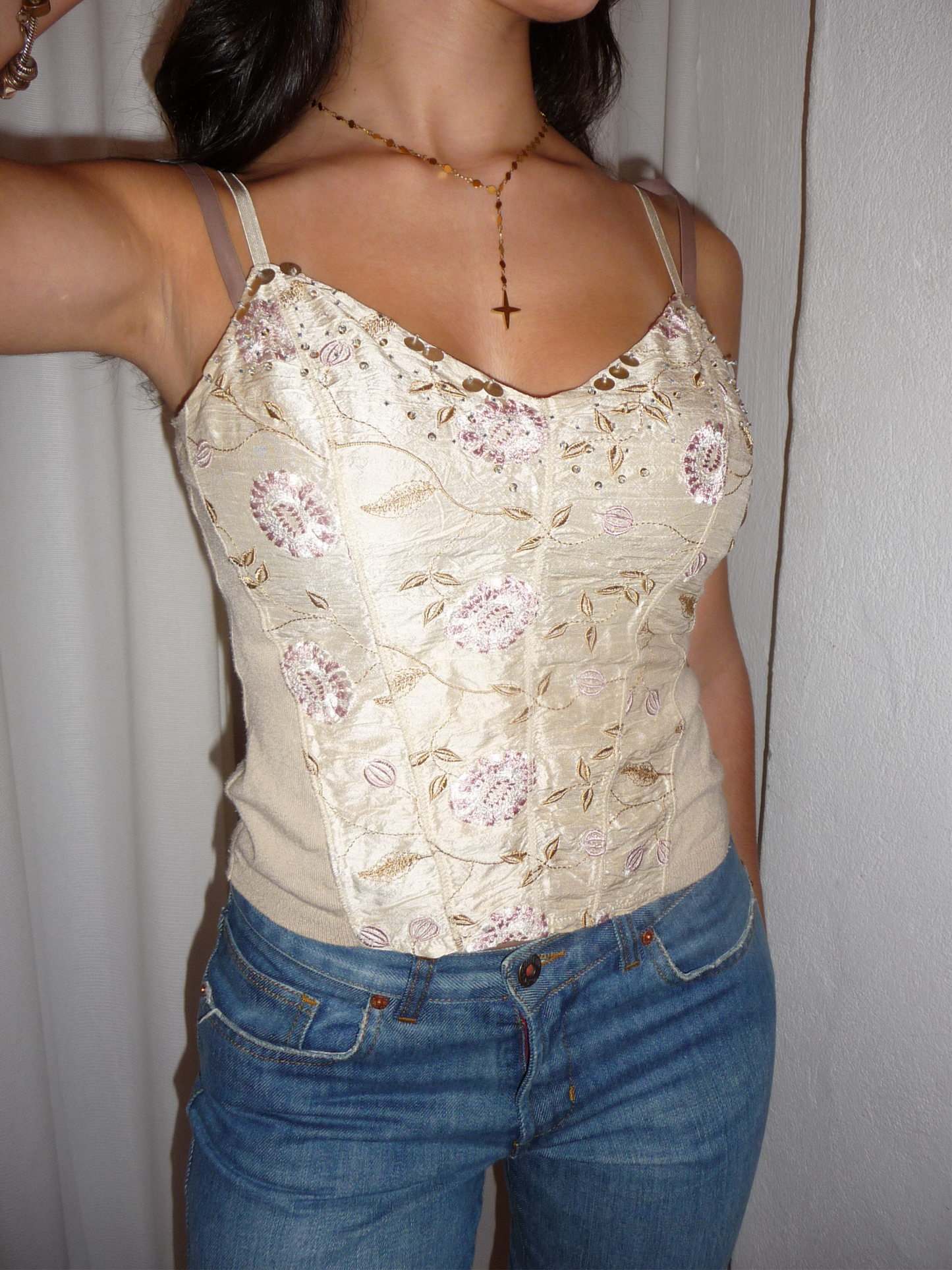 Vintage Blumen Top