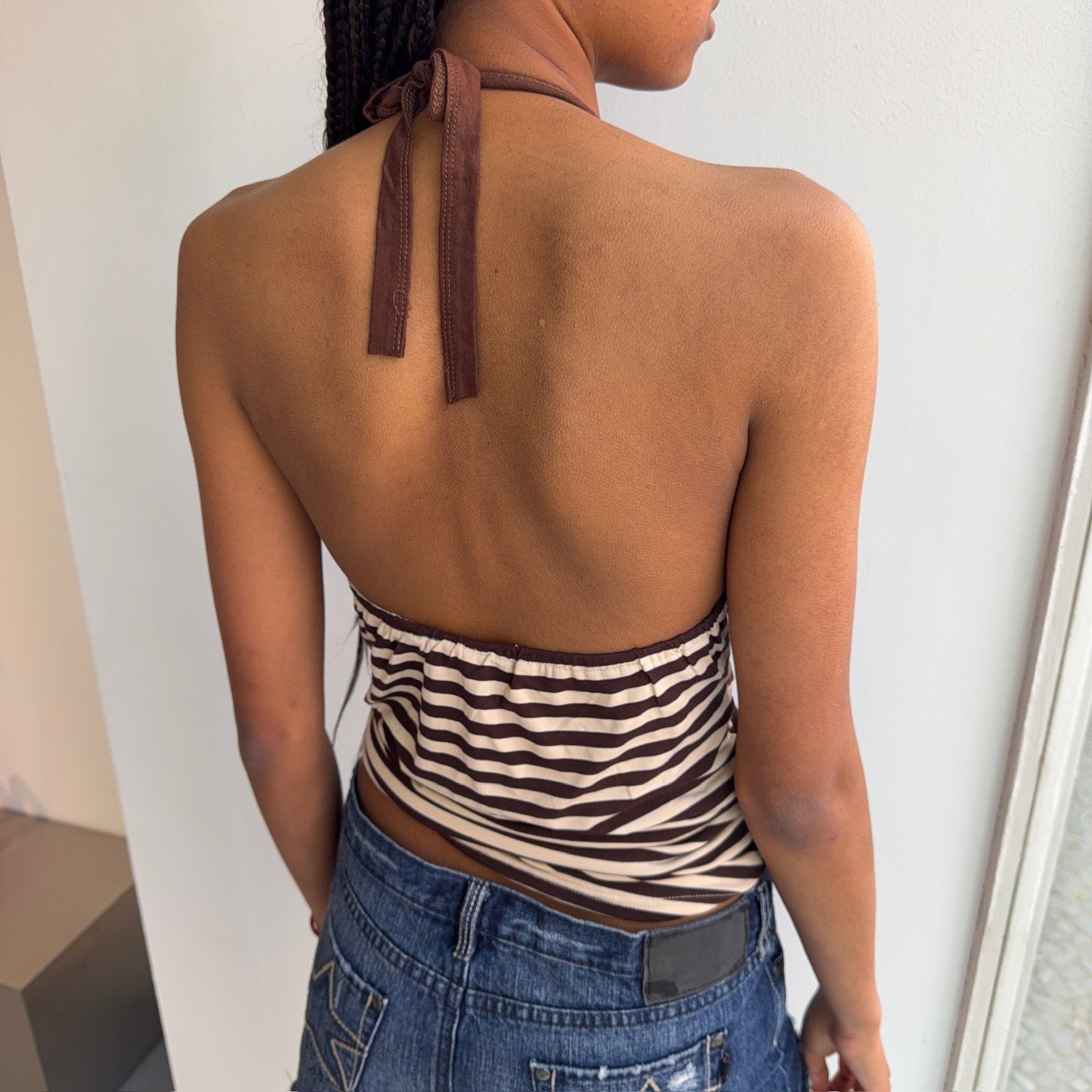 Striped Halter Top