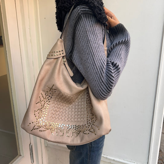 Sequined Hobo Bag