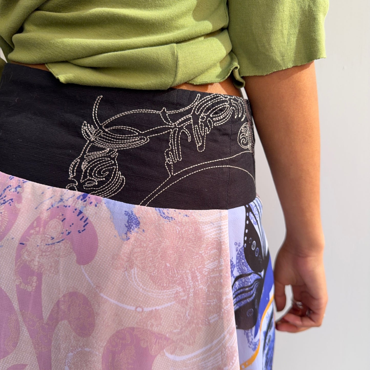 Colourful Midi Skirt