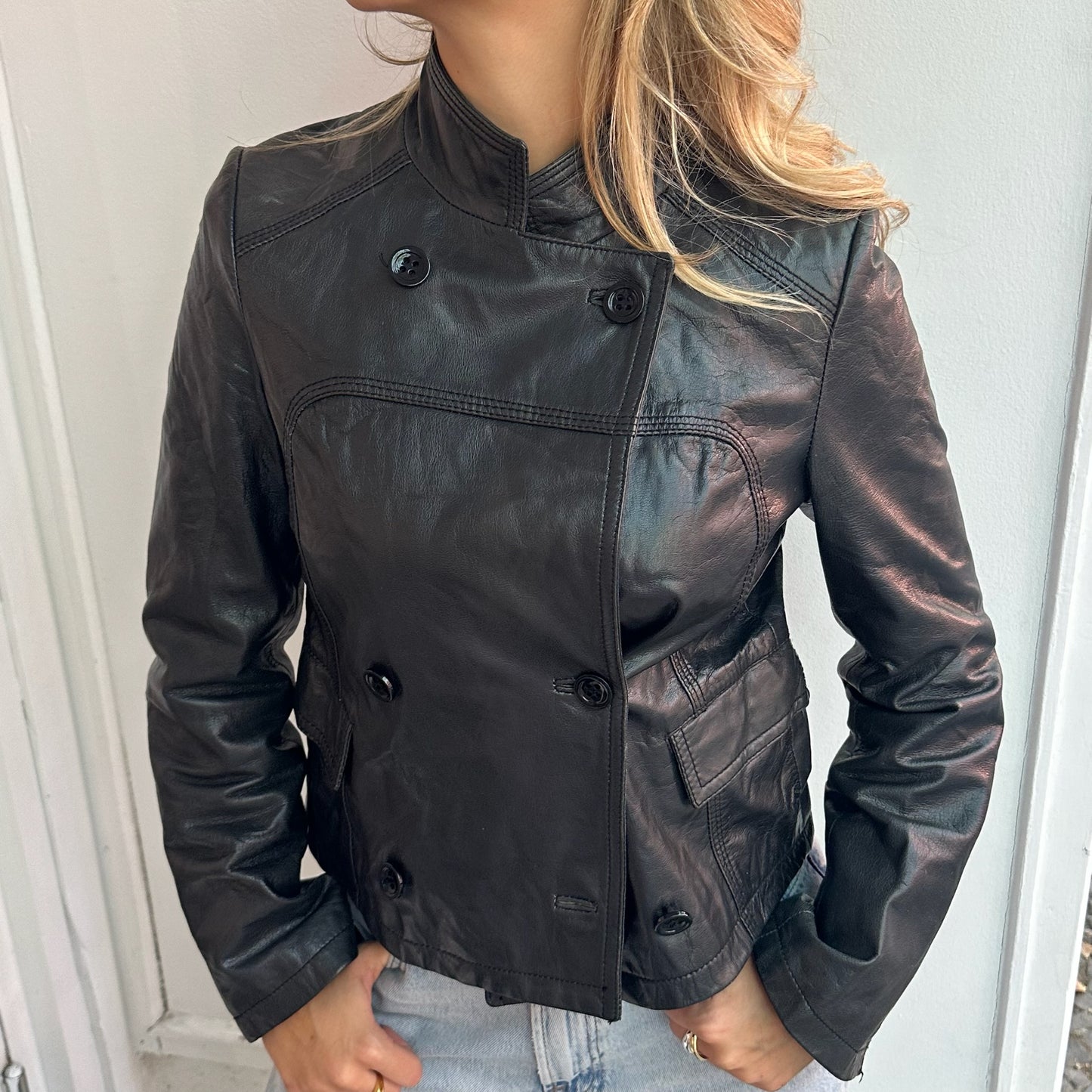 Lederjacke