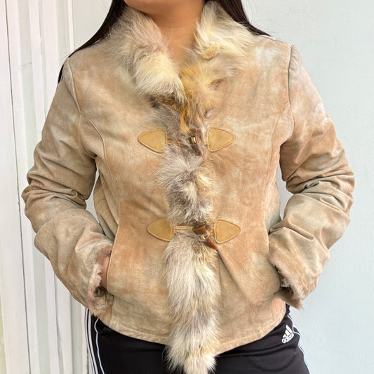 Wildlederjacke