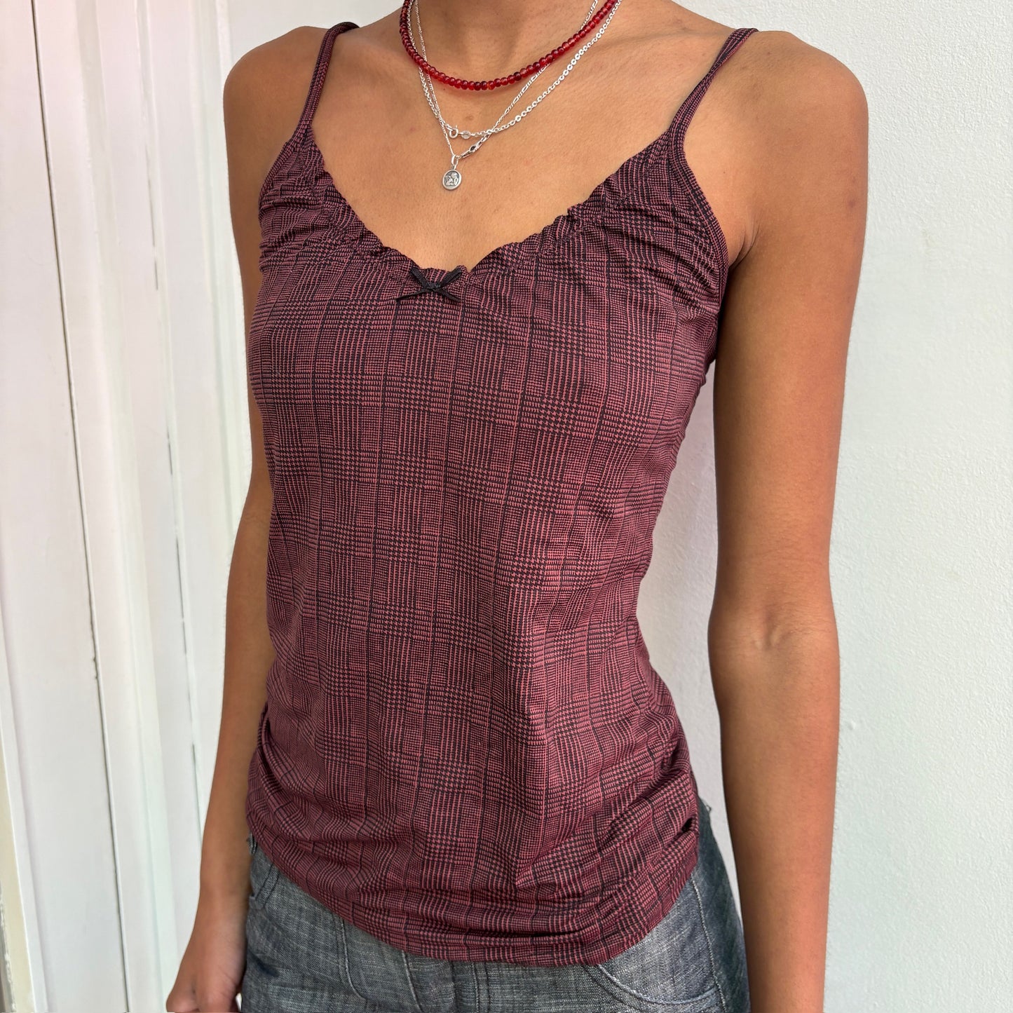 Checkered cami