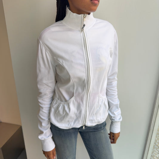 White Zip Jacket