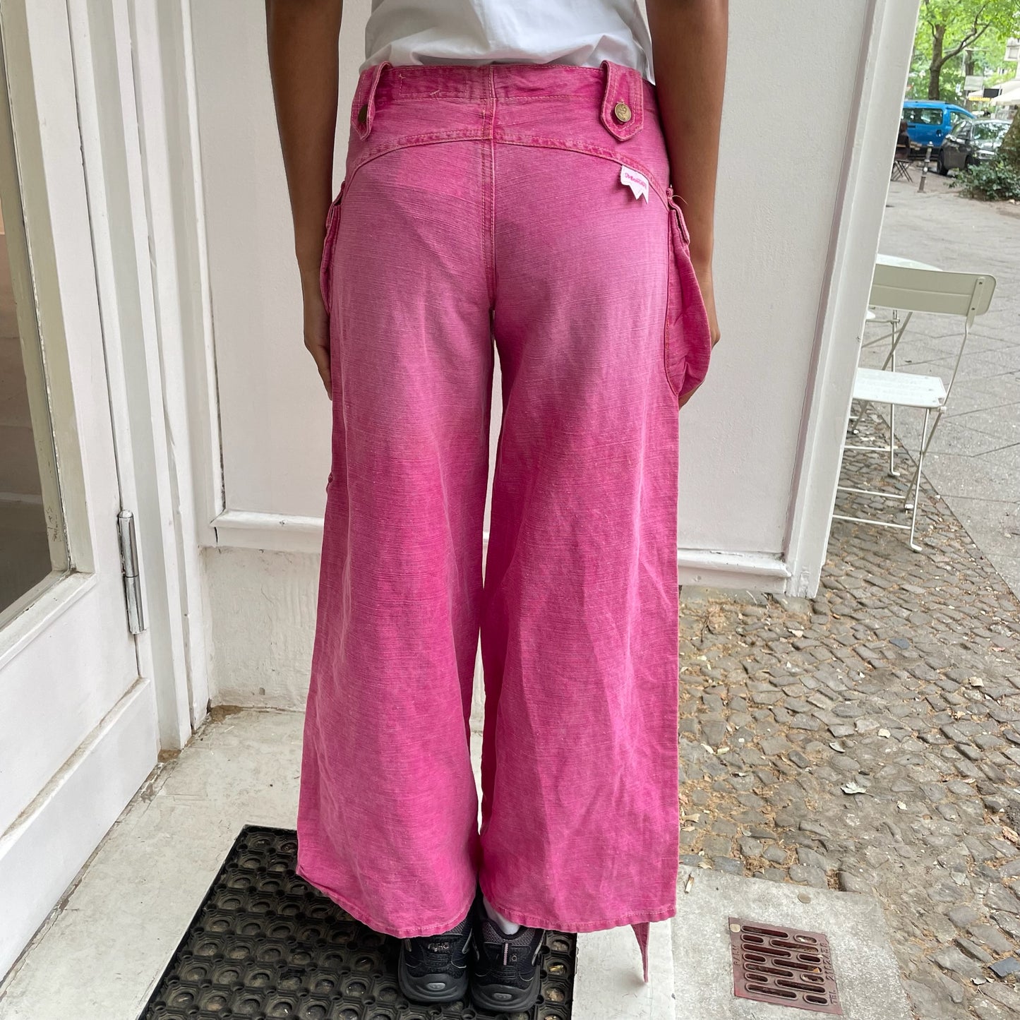 Pink Cargo Jeans