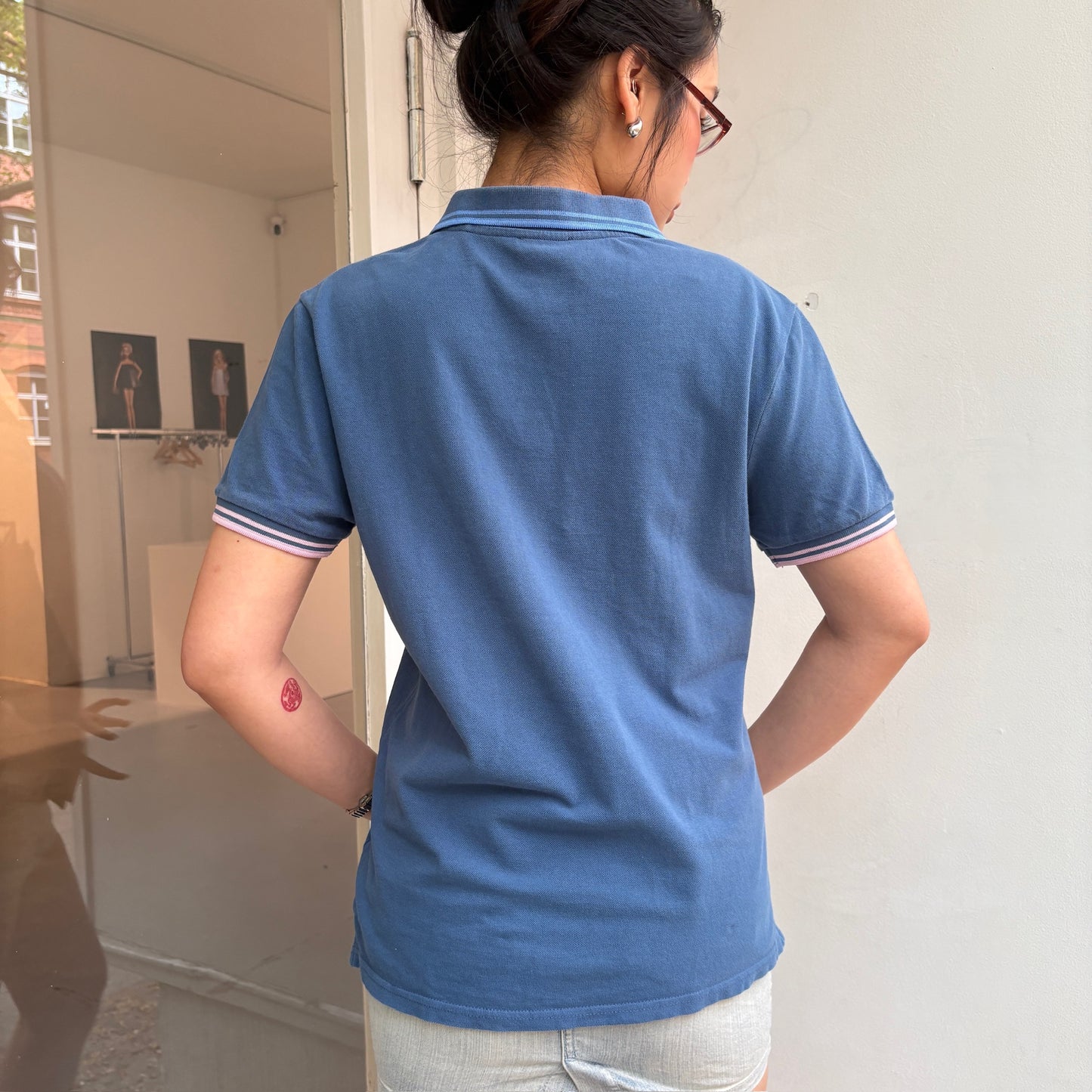 Blue polo t-shirt
