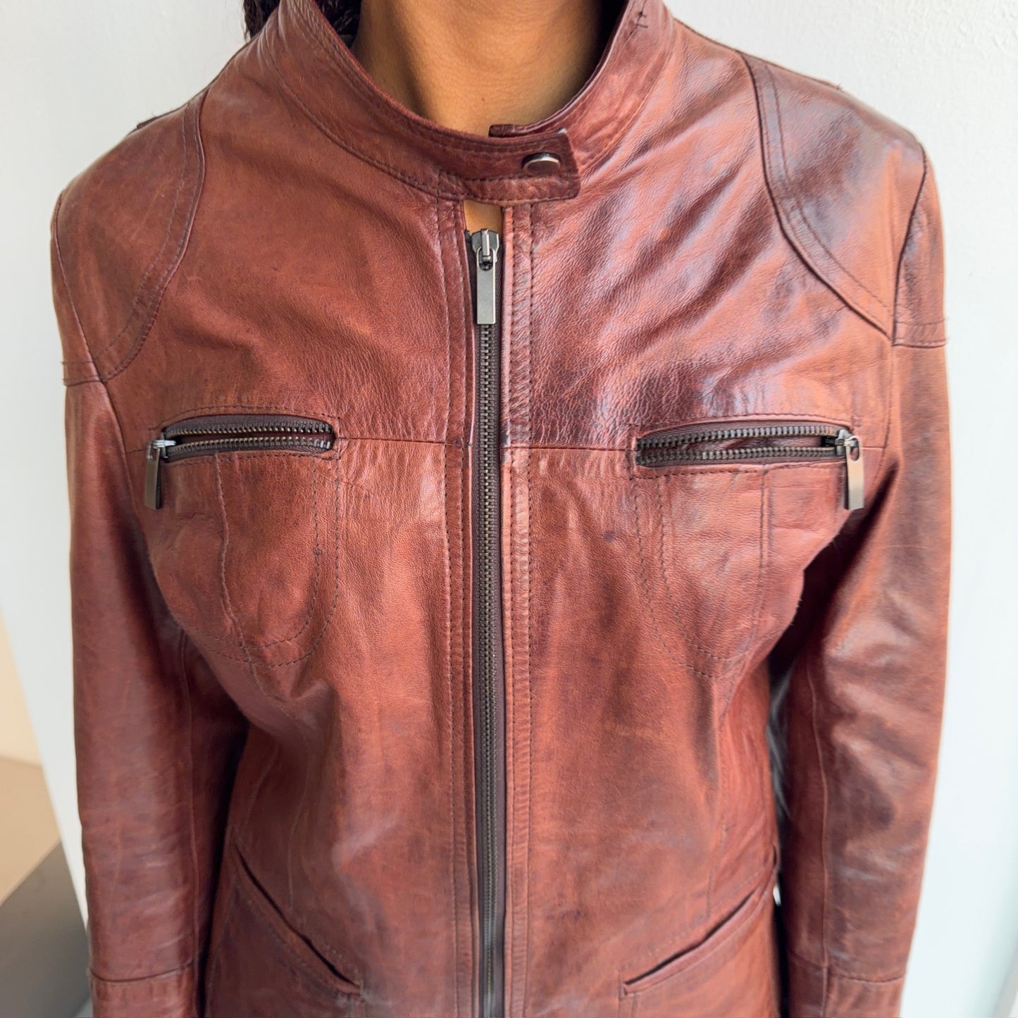 Dark Brown Leather Jacket
