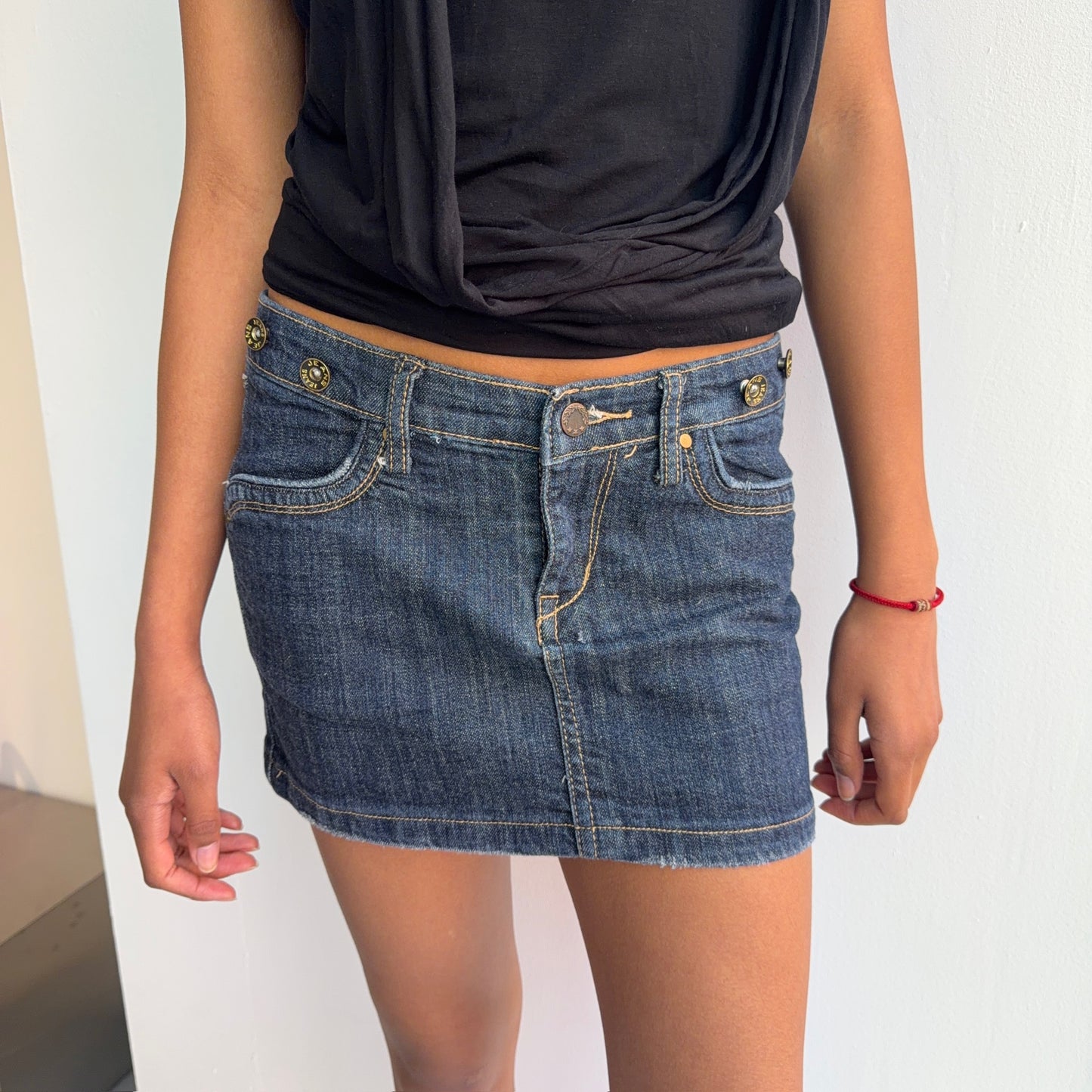 Denim Mini Skirt
