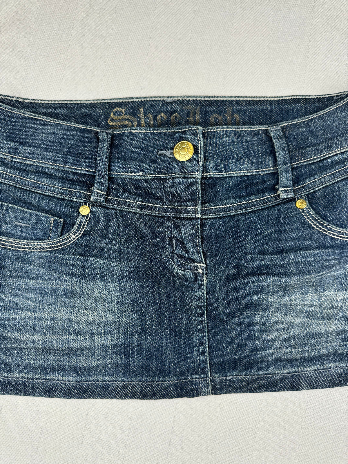 Denim Mini Skirt