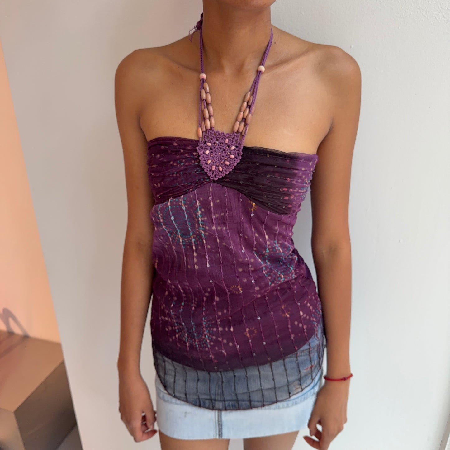Purple Halterneck