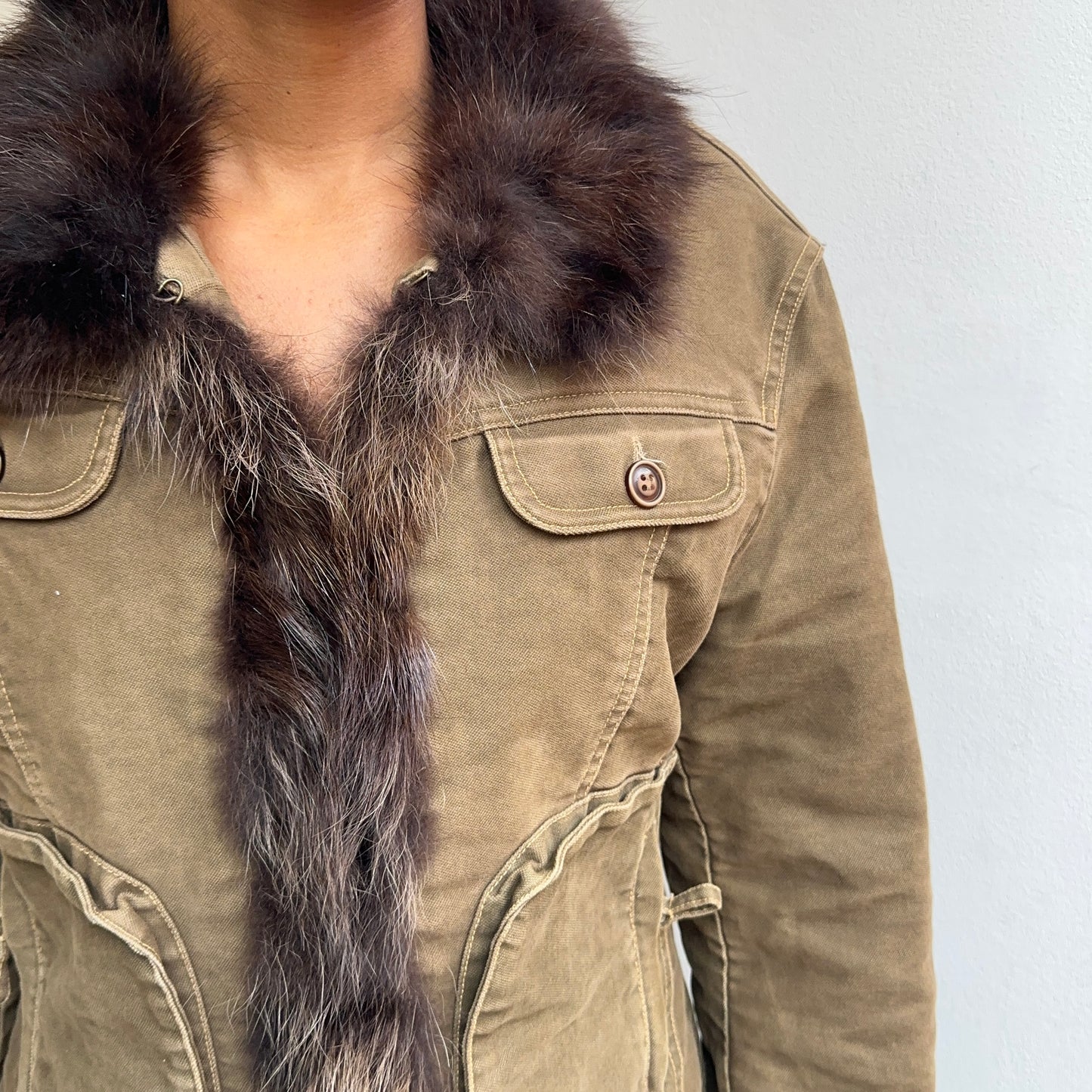 y2k Fur Jacket