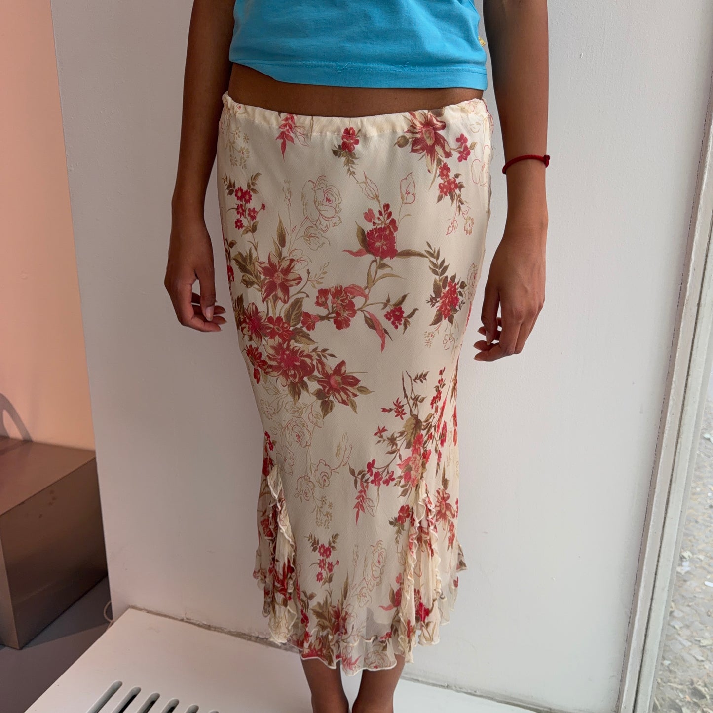 Floral Midi Skirt