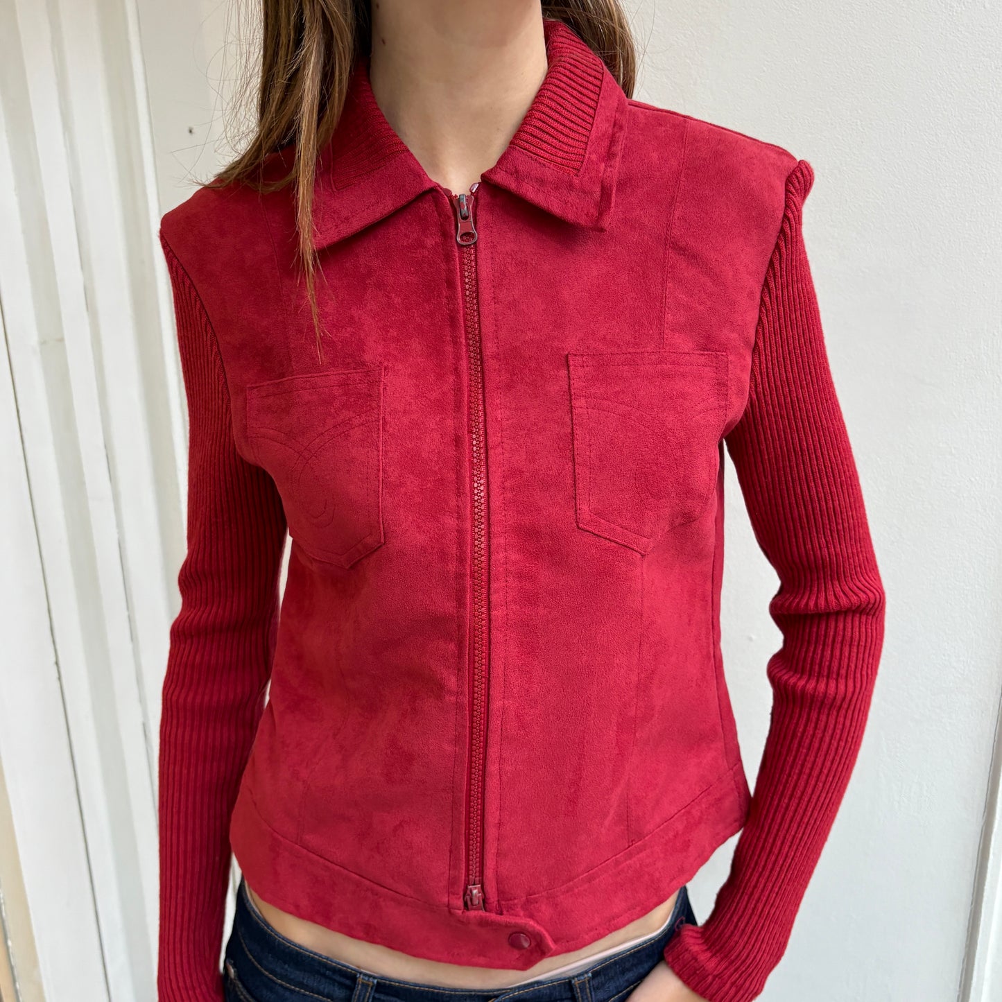 Rote Jacke
