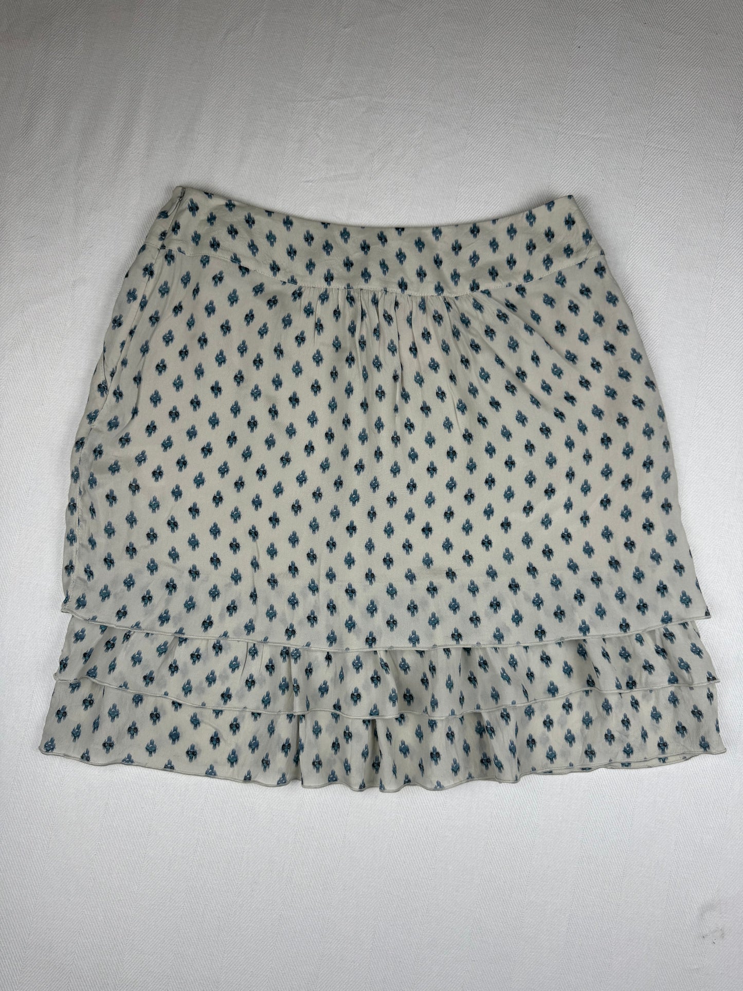 Cream Midi Skirt