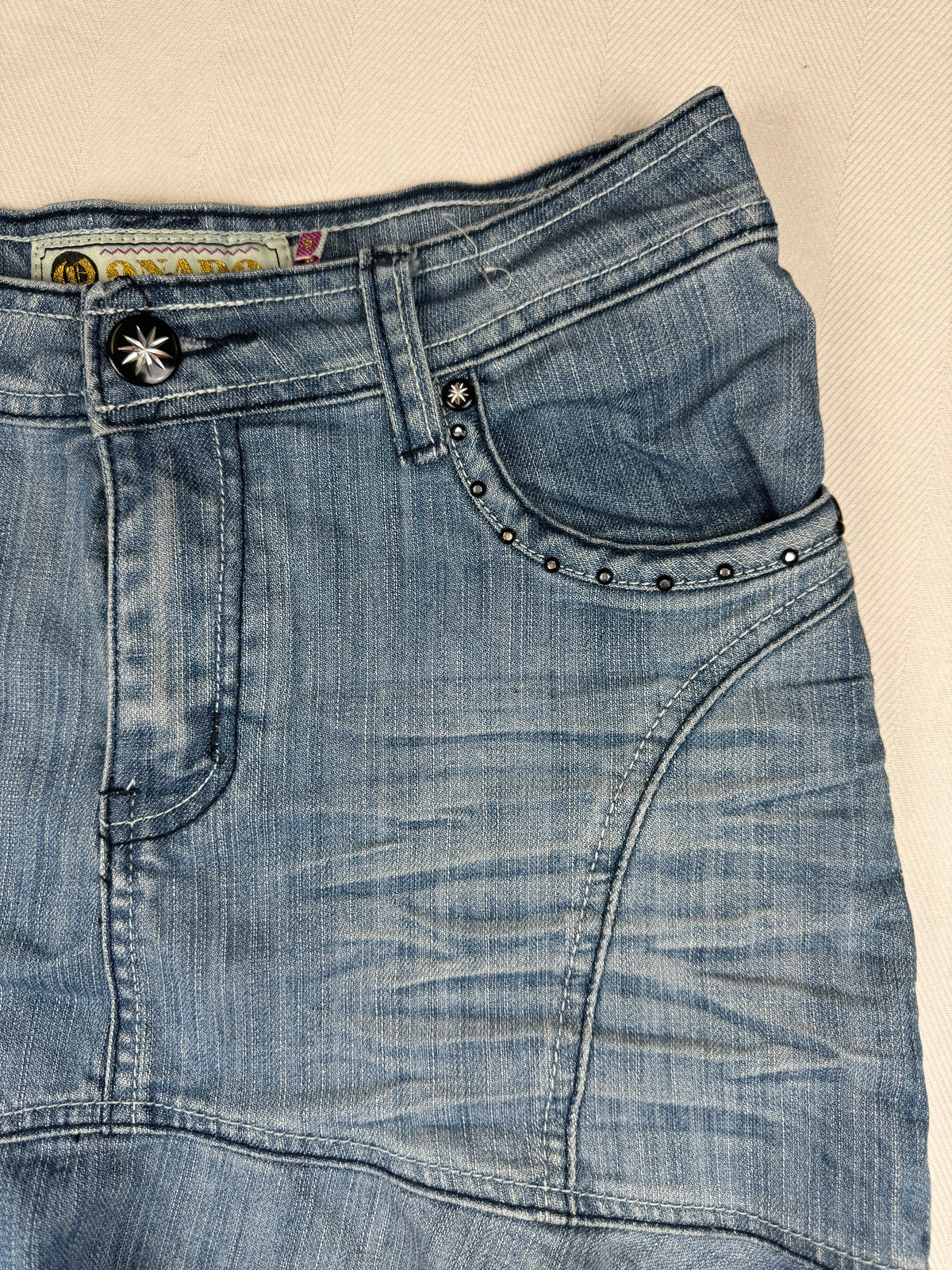 Denim midi Skirt