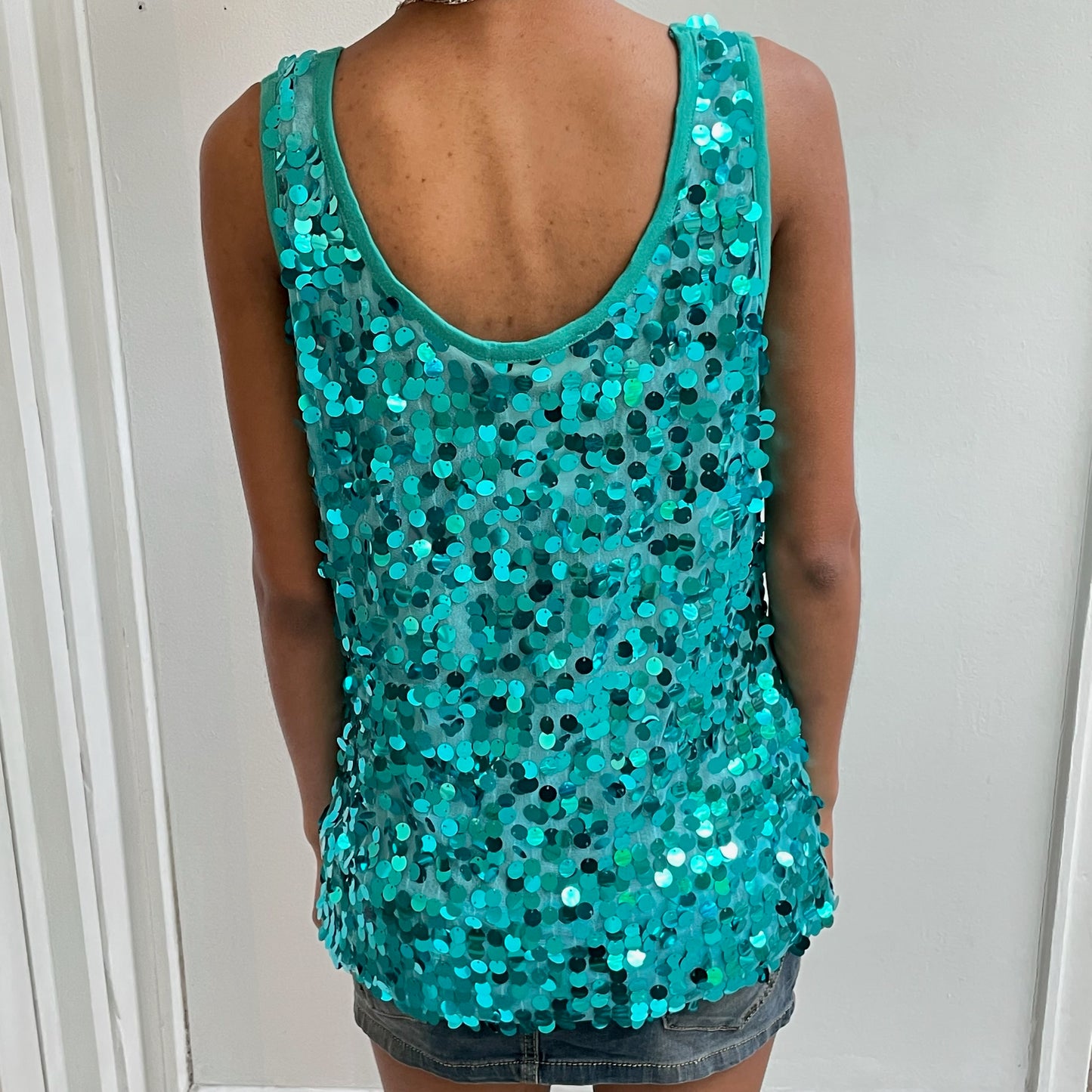 Pailletten Top