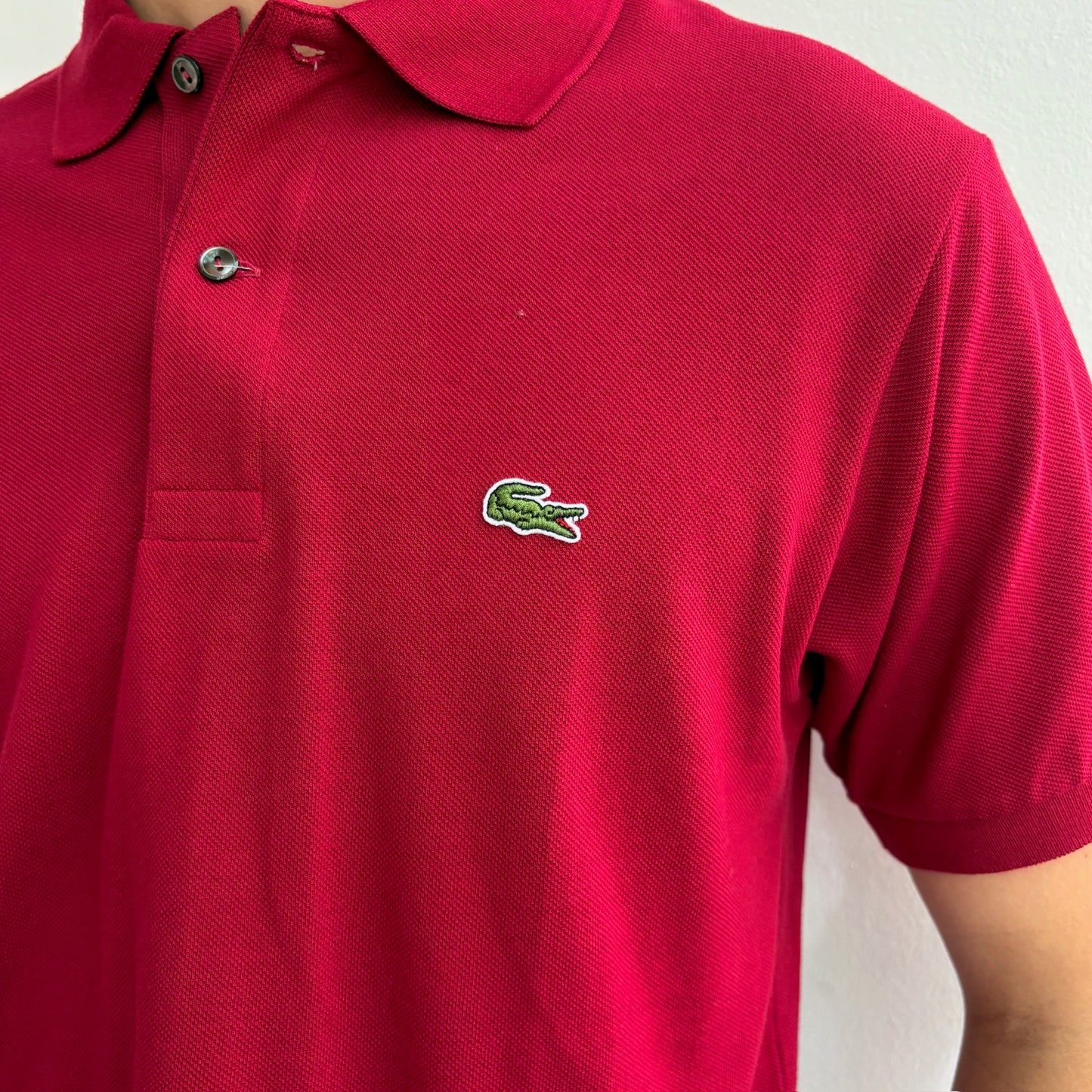 Red Lacoste Polo