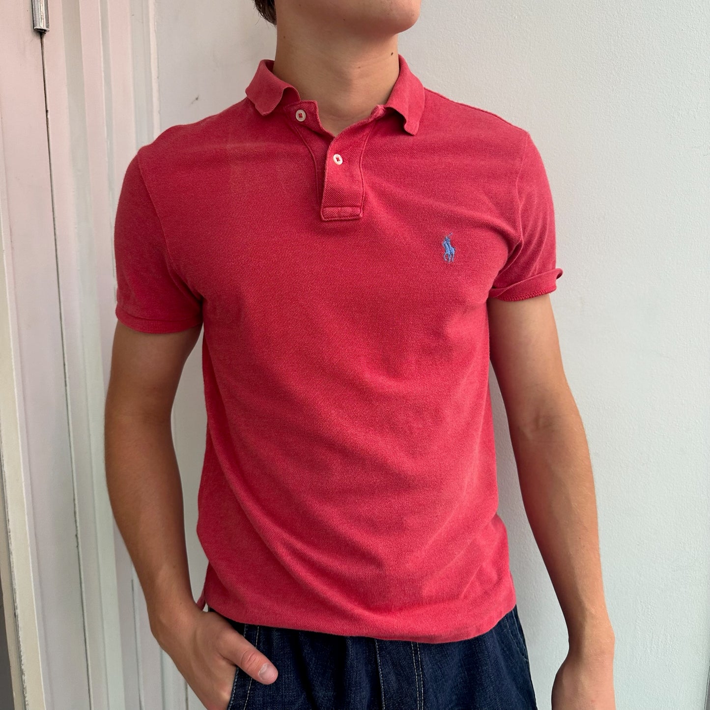 Rotes Ralph Lauren Polo