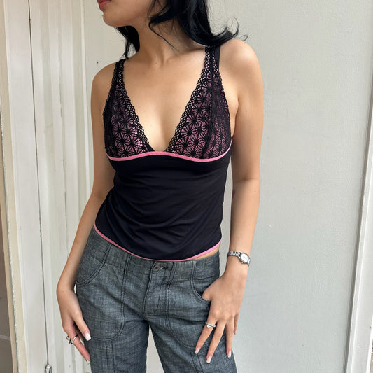 Schwarzes Cami
