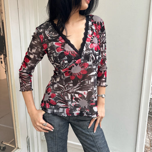 Long Sleeve mit Muster
