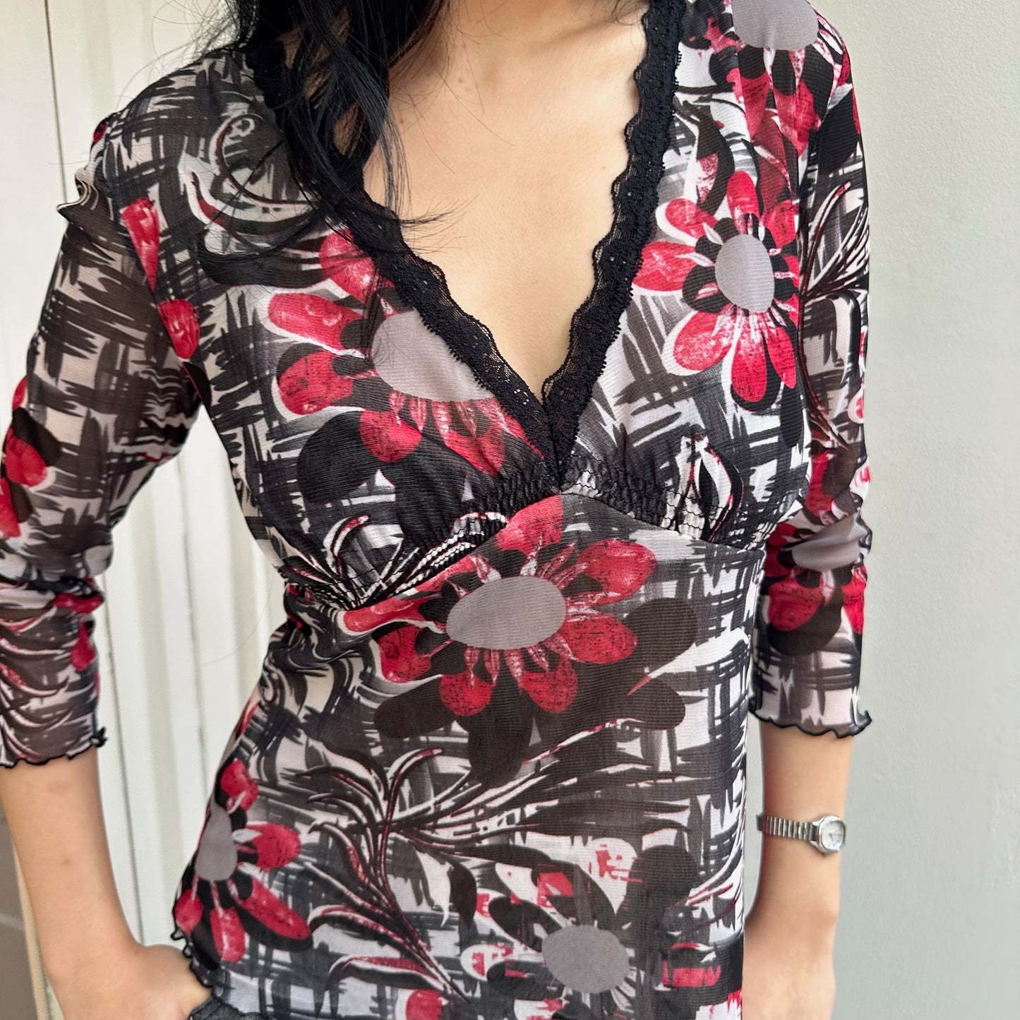Long Sleeve mit Muster